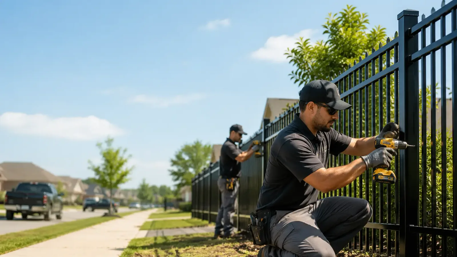 Metal Fence Installation in Barling, AR